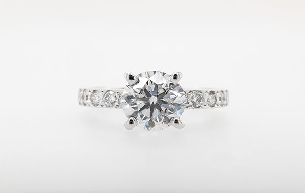 1.51ct Diamond Ring D SI2 GIA Cert