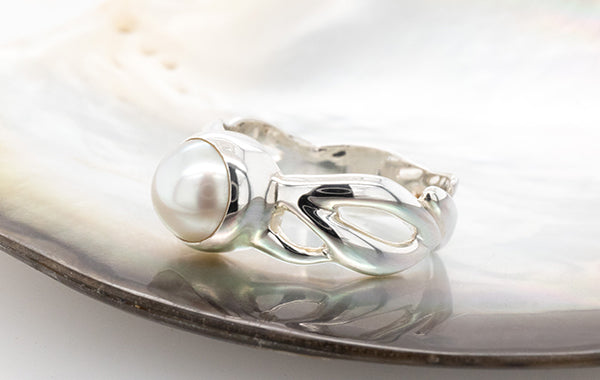 Akoya Pearl Ring SS