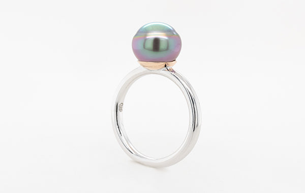 Pearl Ring 9.5mm 18WR