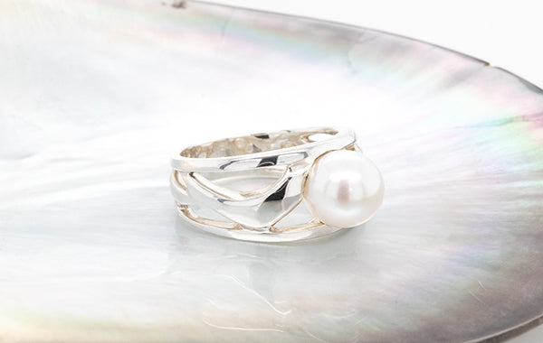 Akoya Pearl Ring SS 2