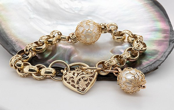 Pearl Knitted Heavy Belcher Bracelet