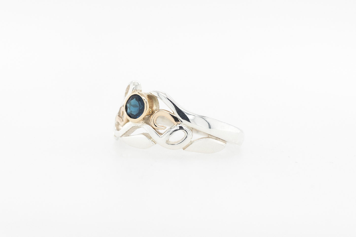 Vine Ring with Blue Tourmaline SS