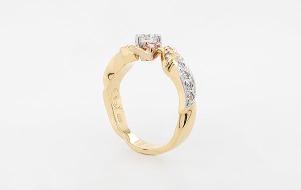 Engagement Ring 0.50ct with Argyle Pink Diamonds