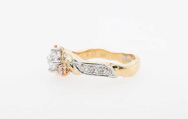 Engagement Ring 0.50ct with Argyle Pink Diamonds