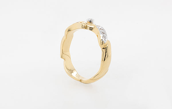 Wedding Ring Pink & Blue Argyle Diamonds