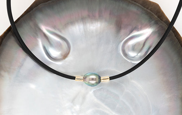 Pearl Neoprene Necklace