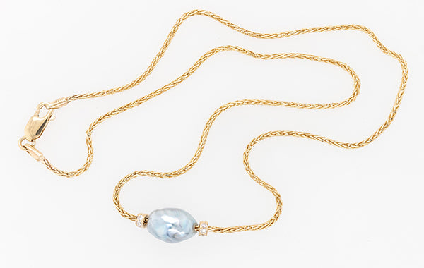 Pearl Baroque Diamond Slider