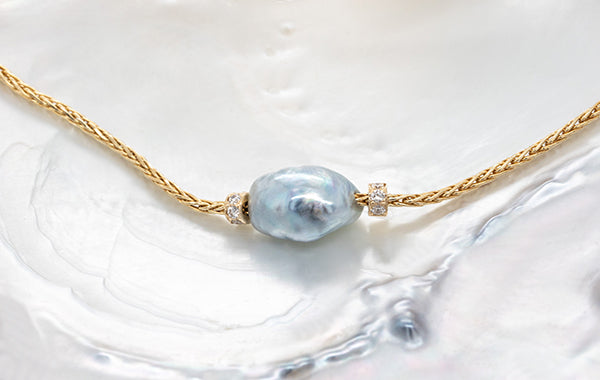 Pearl Baroque Diamond Slider