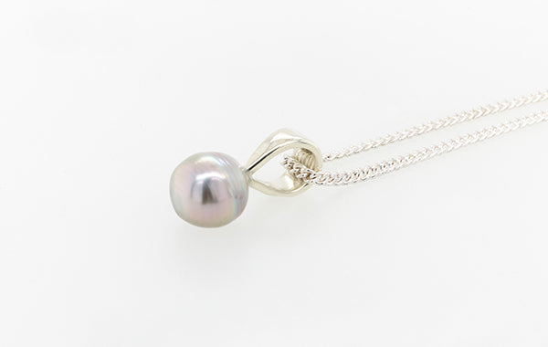 Pearl Drop Pendant Plain Bale