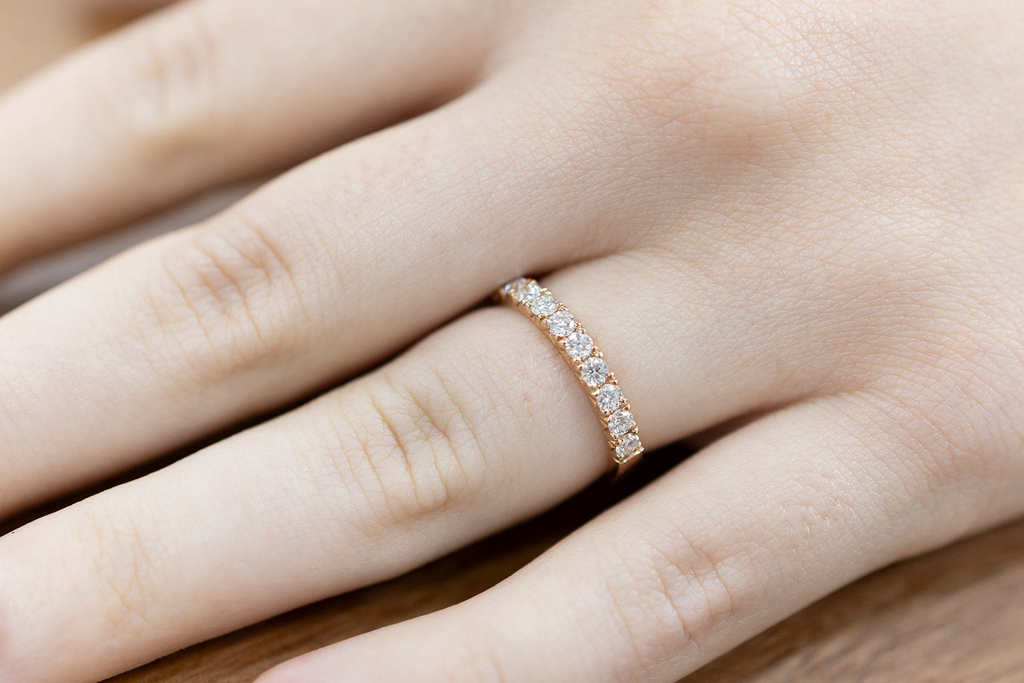 Wedding Ring Diamond Fishtail-Set