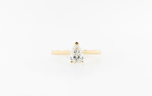 Engagement Ring 0.60ct Pear Diamond