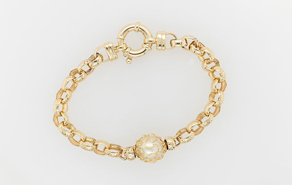 French Knitted Pearl Belcher Bracelet 3