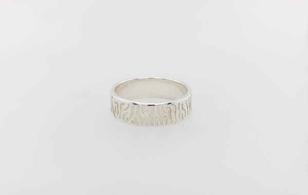 Wedding Ring Bark Cross Design