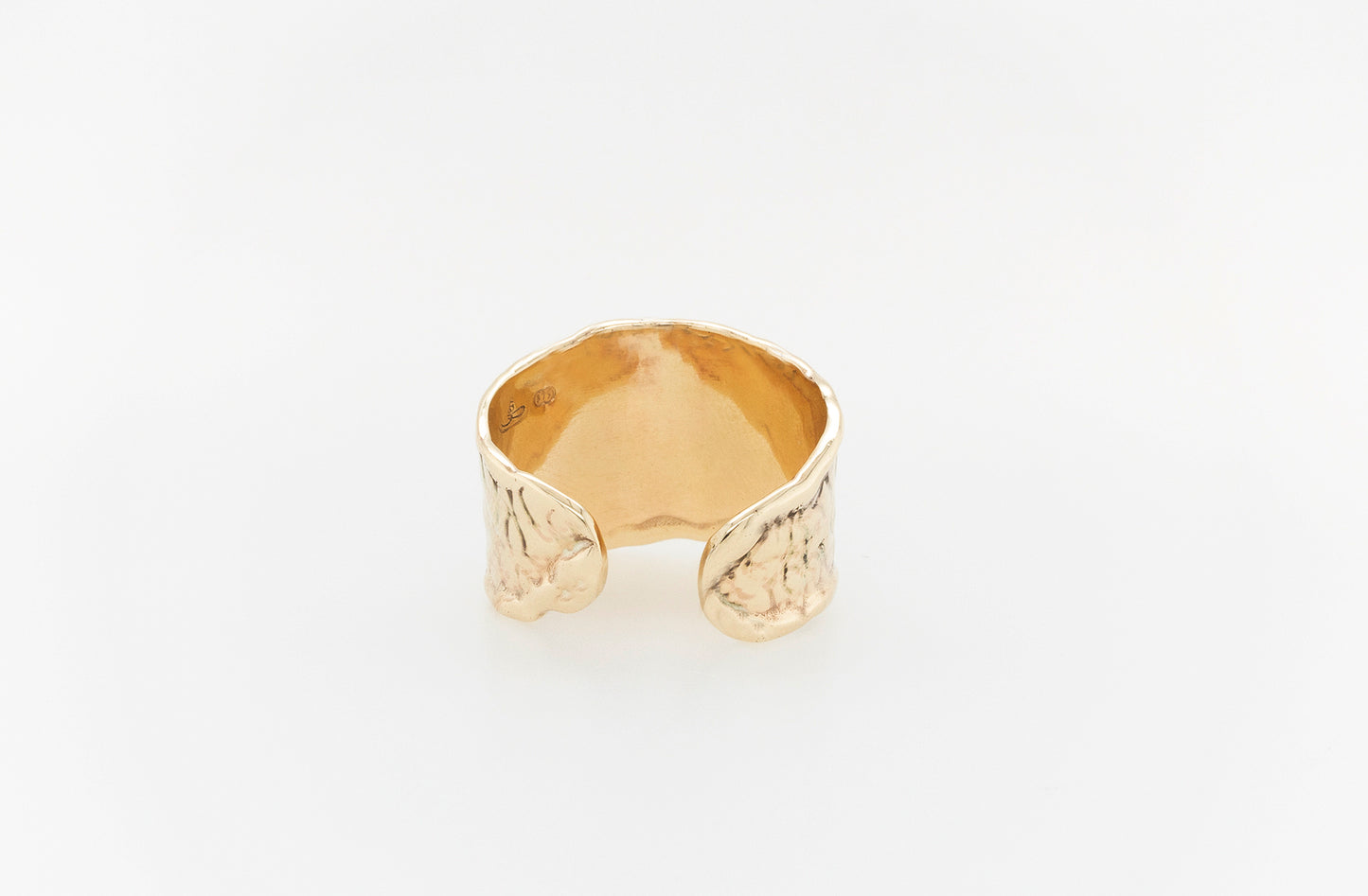 Embossed Molten Cuff Ring