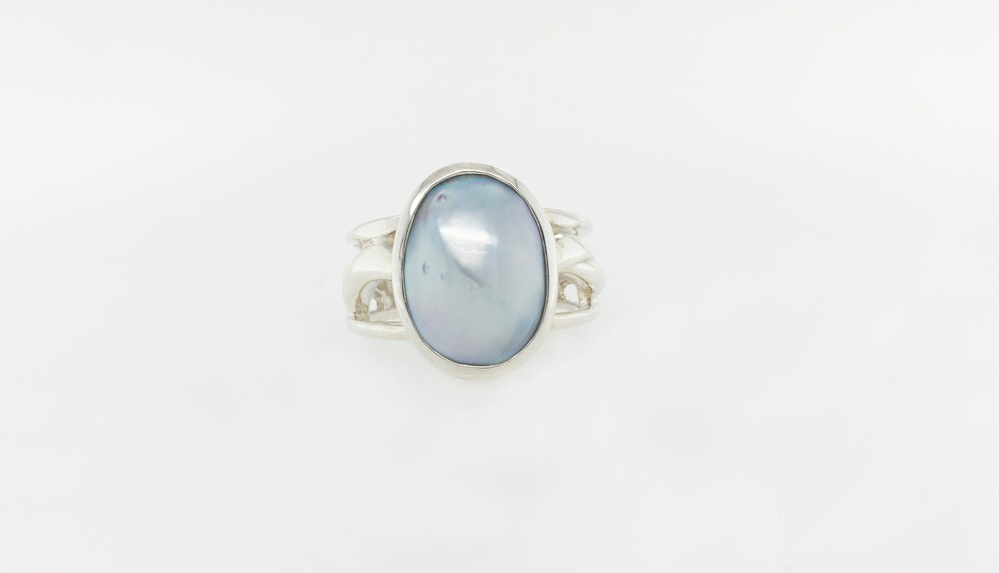 Sterling Silver Abrolhos Island Mabe Ring