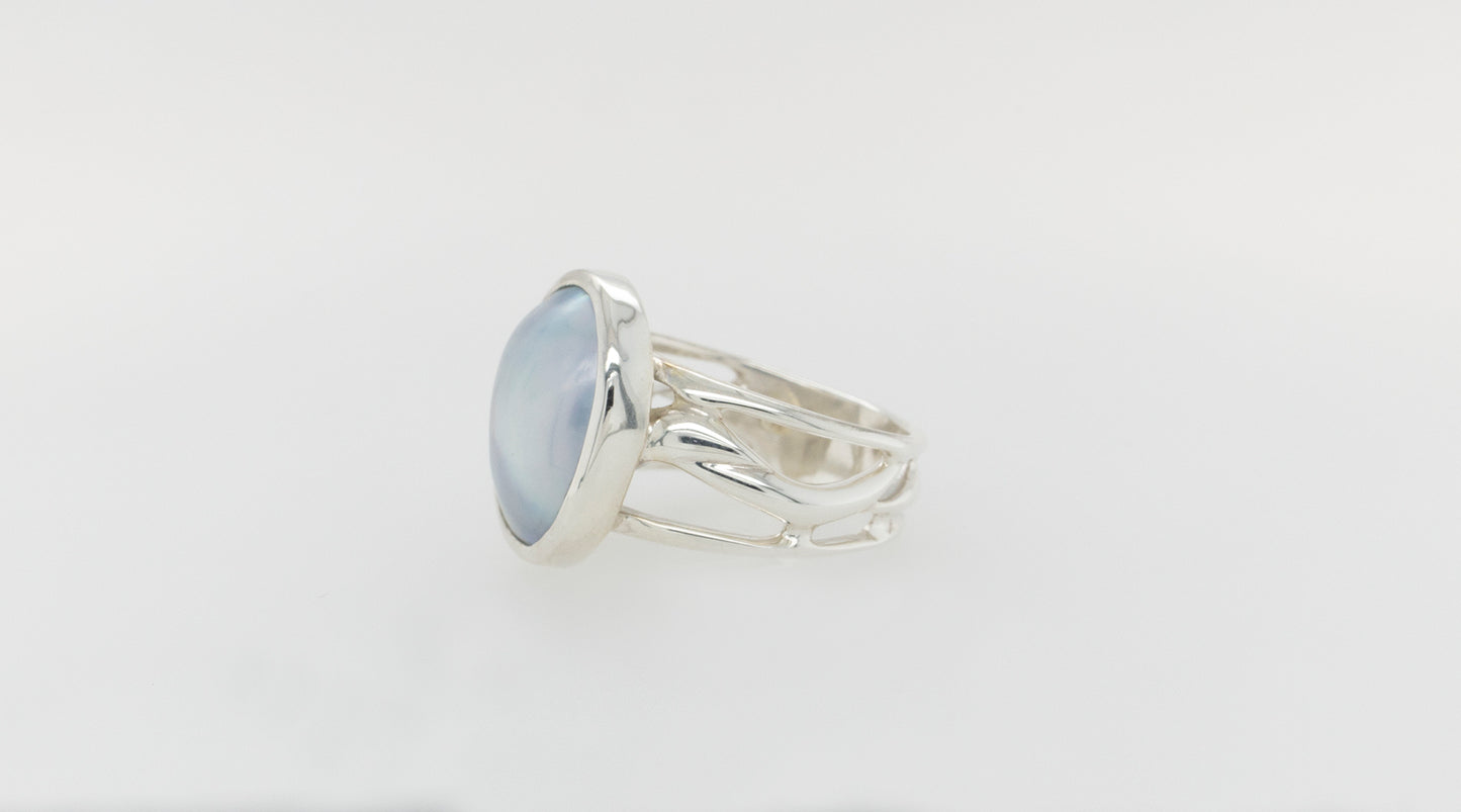 Sterling Silver Abrolhos Island Mabe Ring