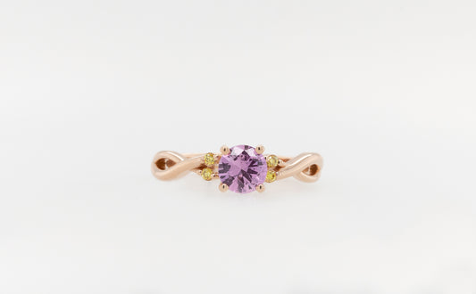 Sapphire & Diamond Engagement Ring