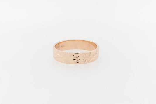 Wedding Ring Embossed Rose
