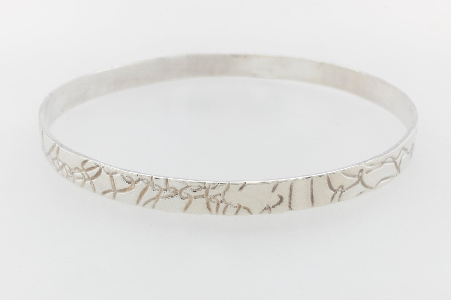 Bangle Embossed 5.6mm SS
