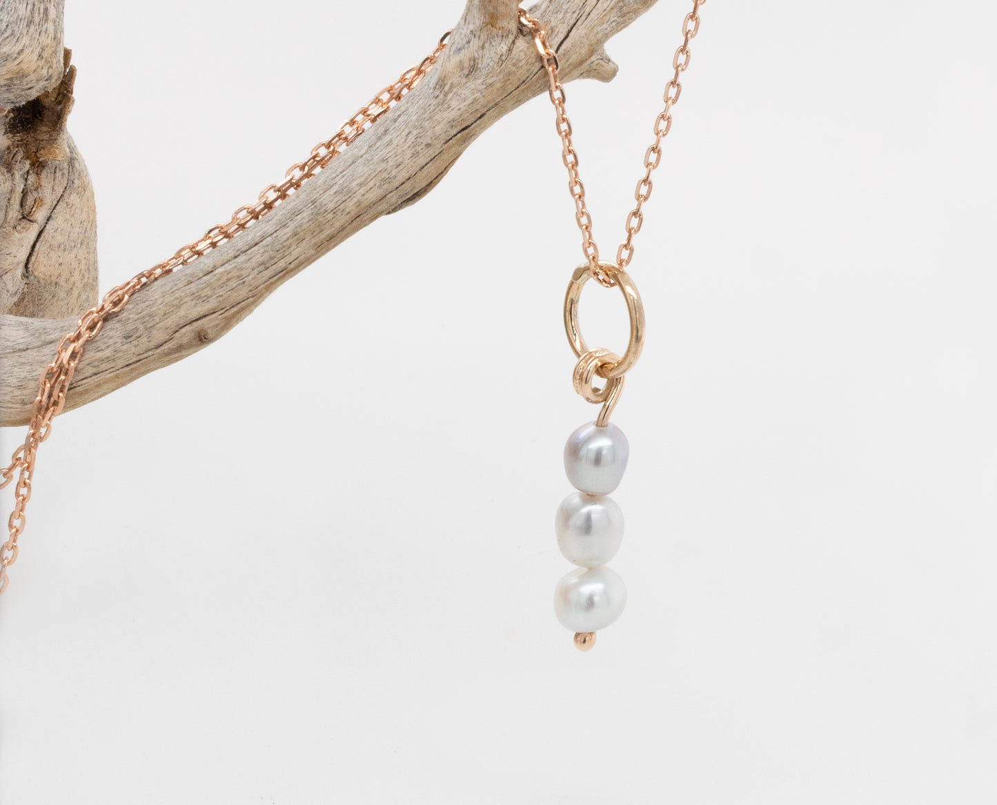 Triple Keshi Pendant 2