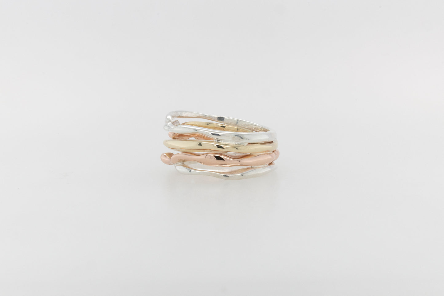 Seaweed Ring Three-Tone