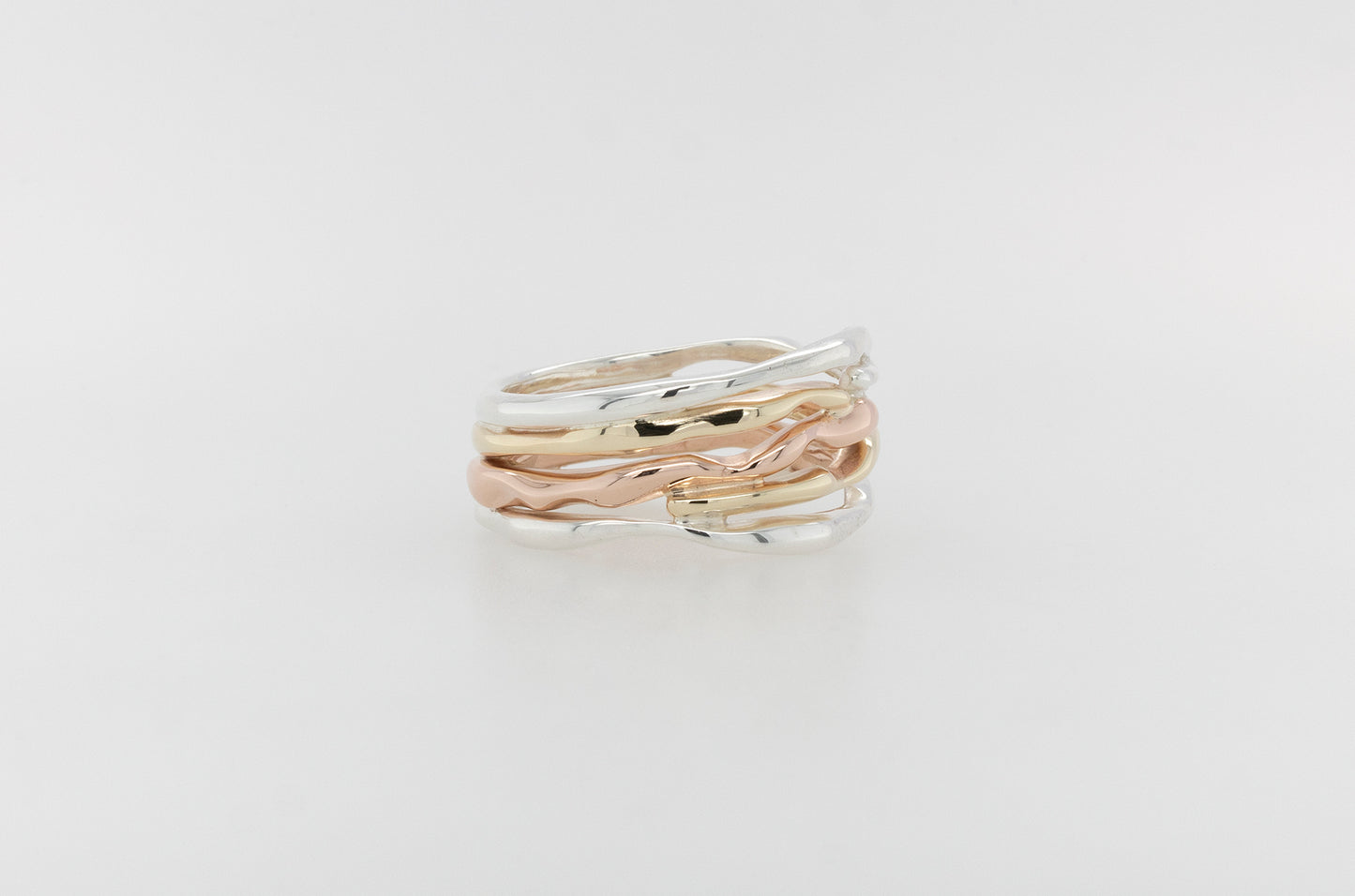 Seaweed Ring Three-Tone