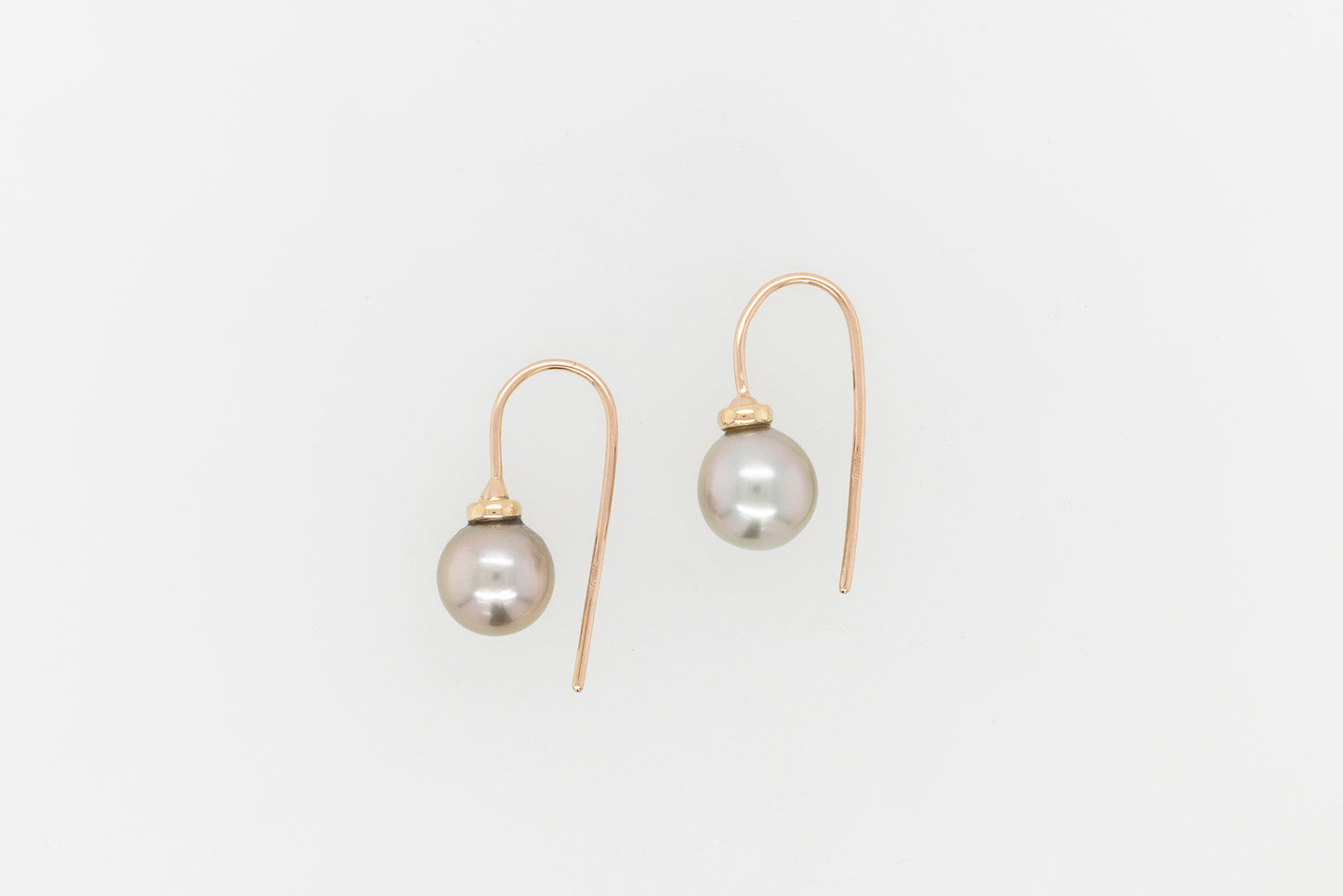 Pearl Earrings Thin Hooks