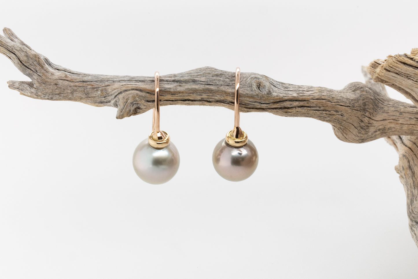 Pearl Earrings Thin Hooks