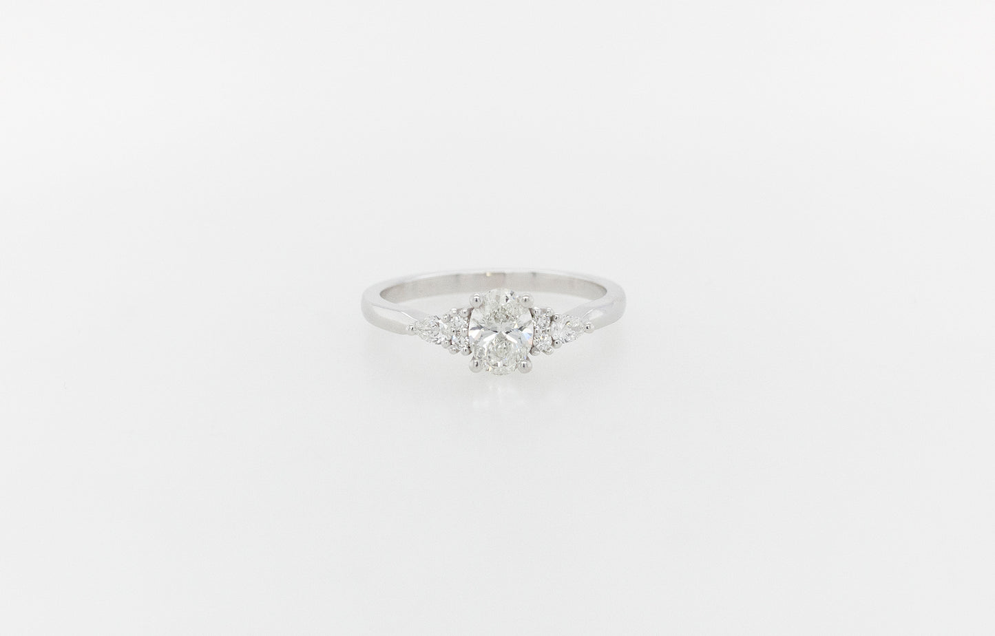 Oval & Pear Engagement Ring