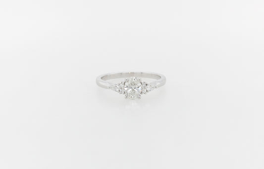 Oval & Pear Engagement Ring