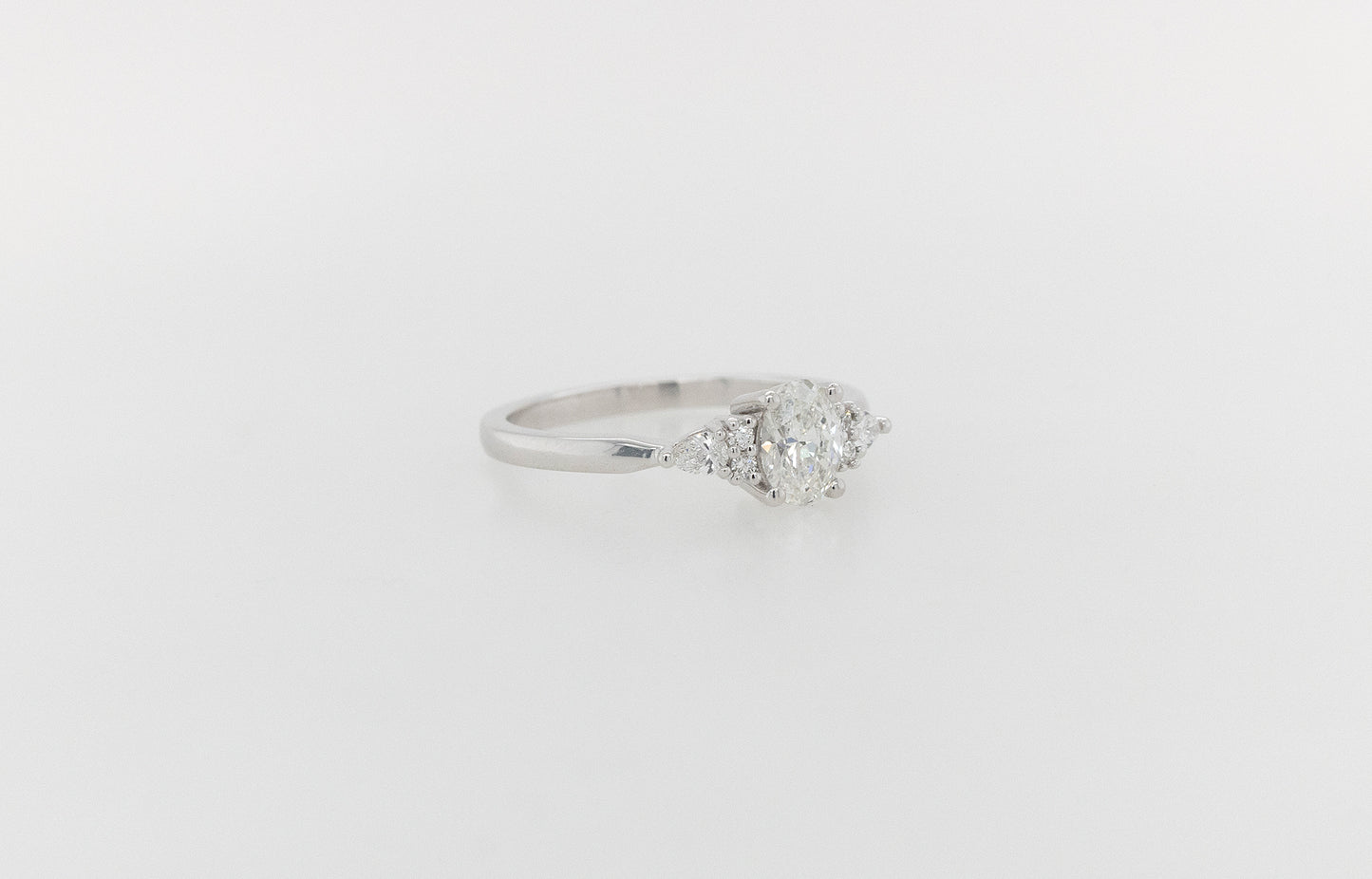 Oval & Pear Engagement Ring