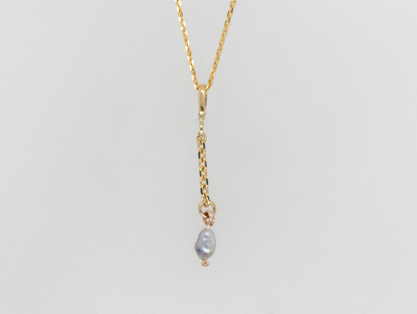 Small Keshi Chain Pendant