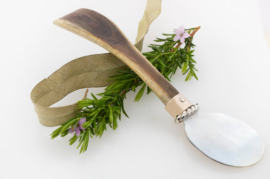 Silver Twisted wire Decorative Spoon