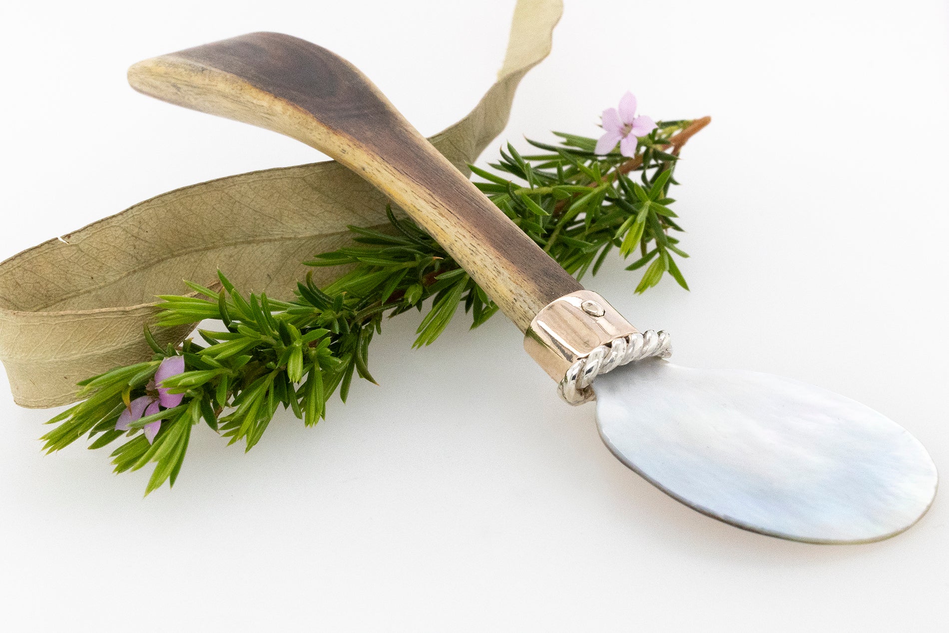 Silver Twisted wire Decorative Spoon