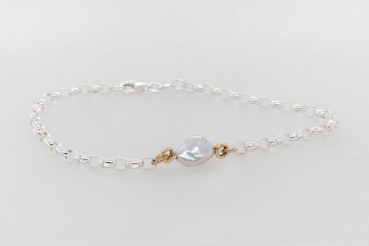 Keshi Pearl Bracelet