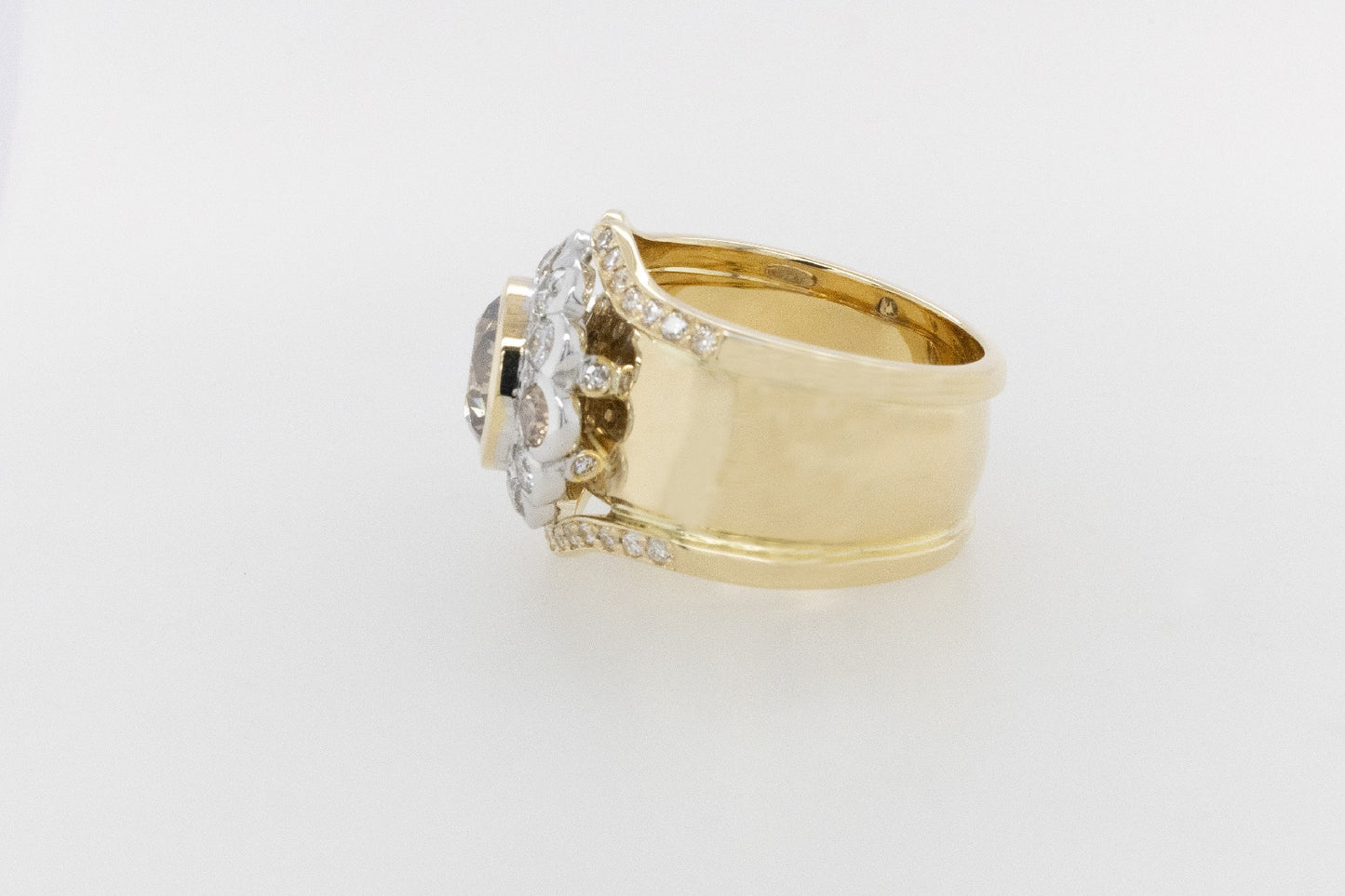 3ct Champagne Diamond Ring