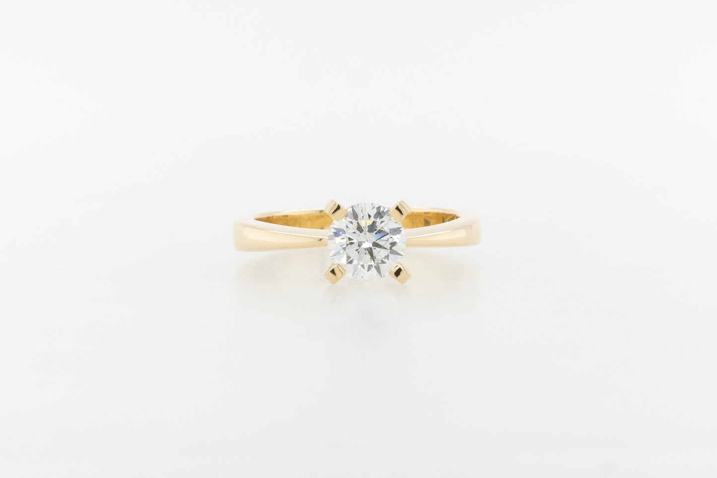 0.78ct Diamond Solitaire Engagement Ring