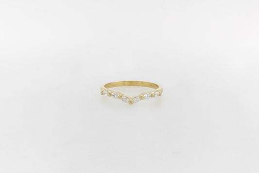 Marquise Diamond Wedding Ring
