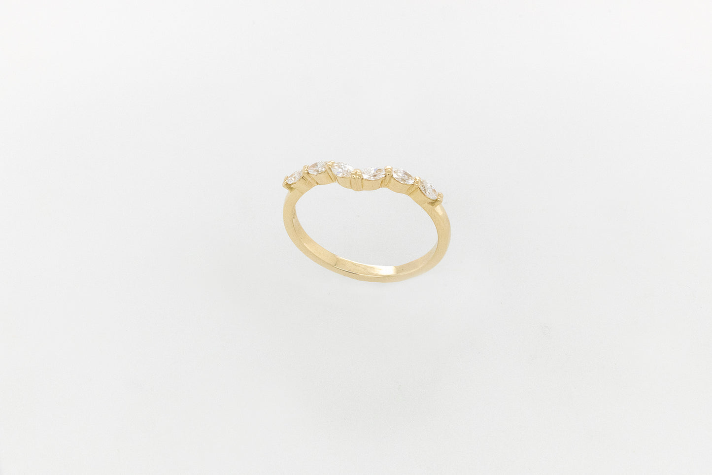 Marquise Diamond Wedding Ring