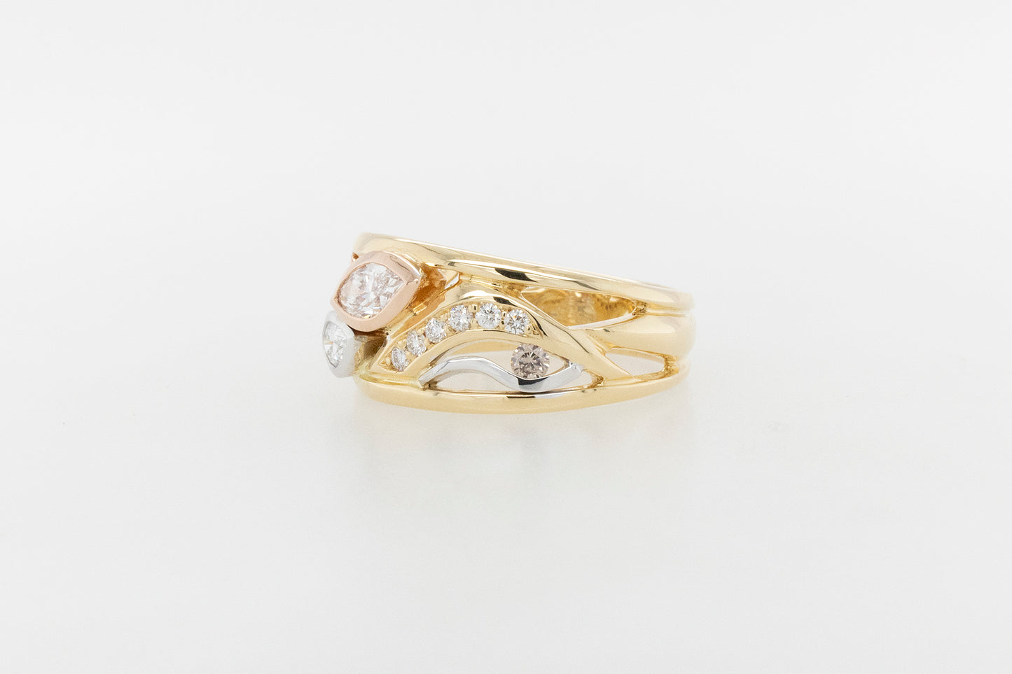 Marquise and Pear Diamond Dress Ring