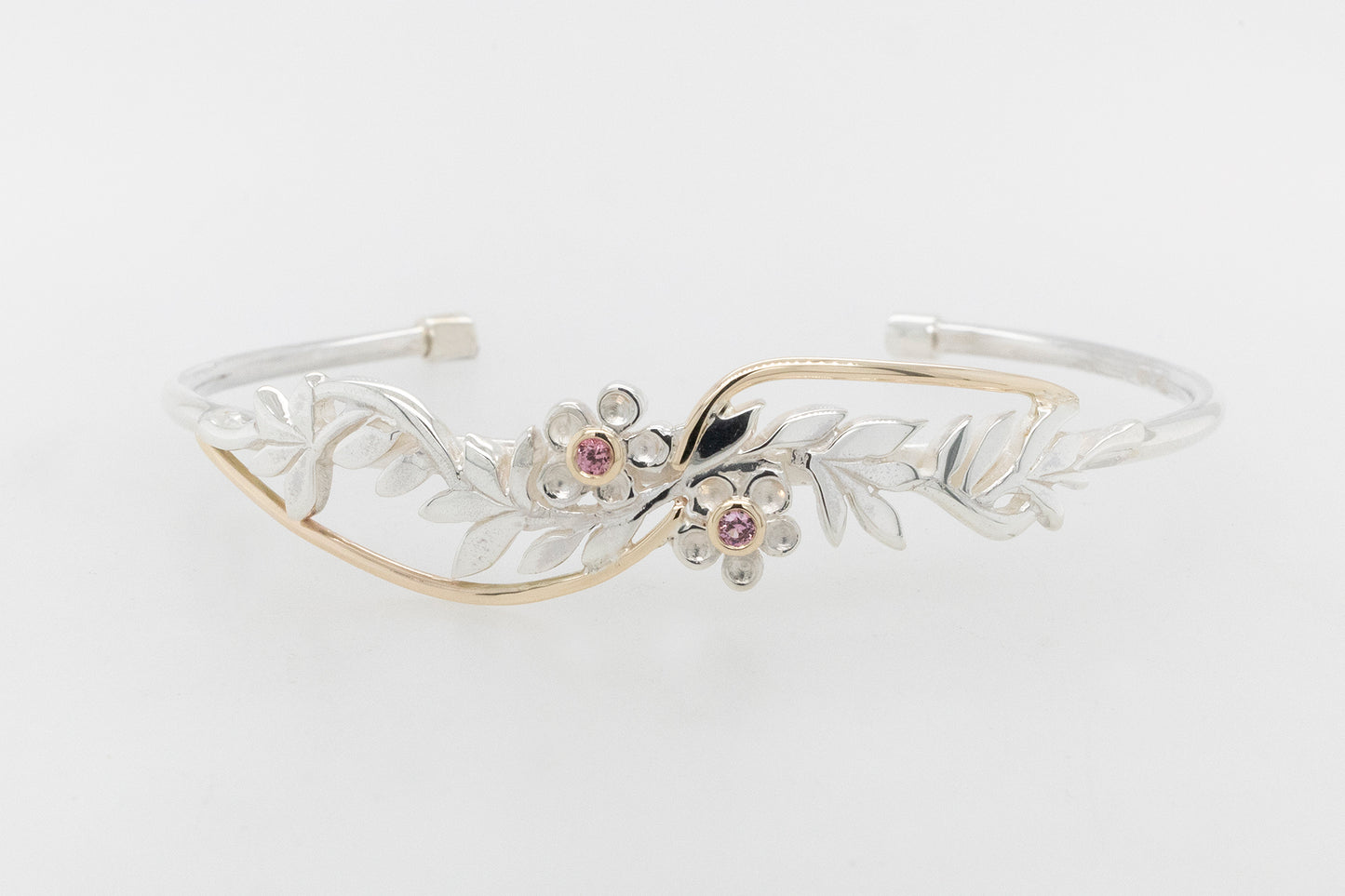 Geraldton Wax Flora Cuff Bangle