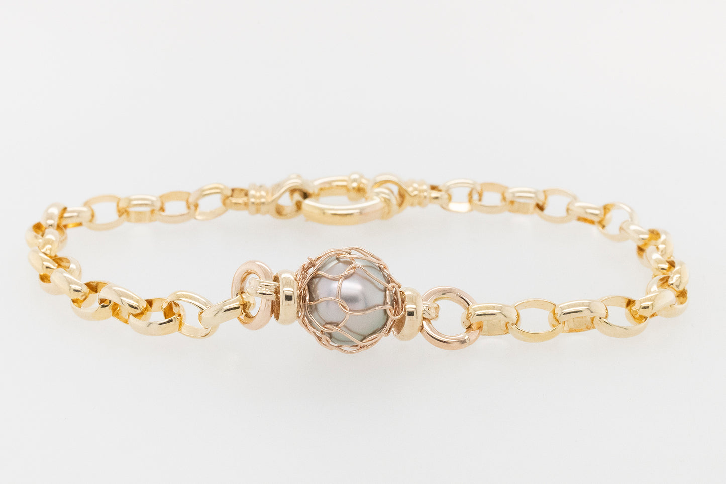 French Knitted Abrolhos Island Pearl Bracelet