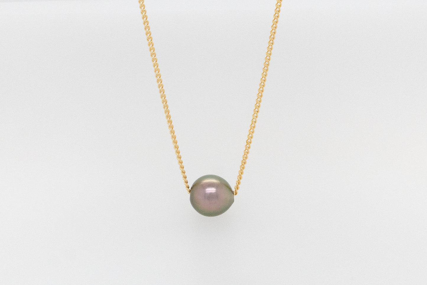 Abrolhos Islands Black Lipped Pearl Slider Necklace