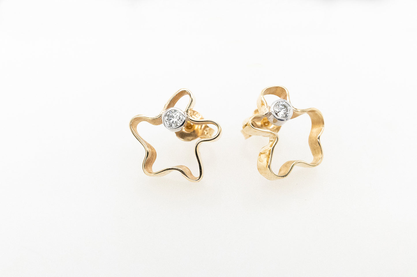 Diamond Seaweed Studs