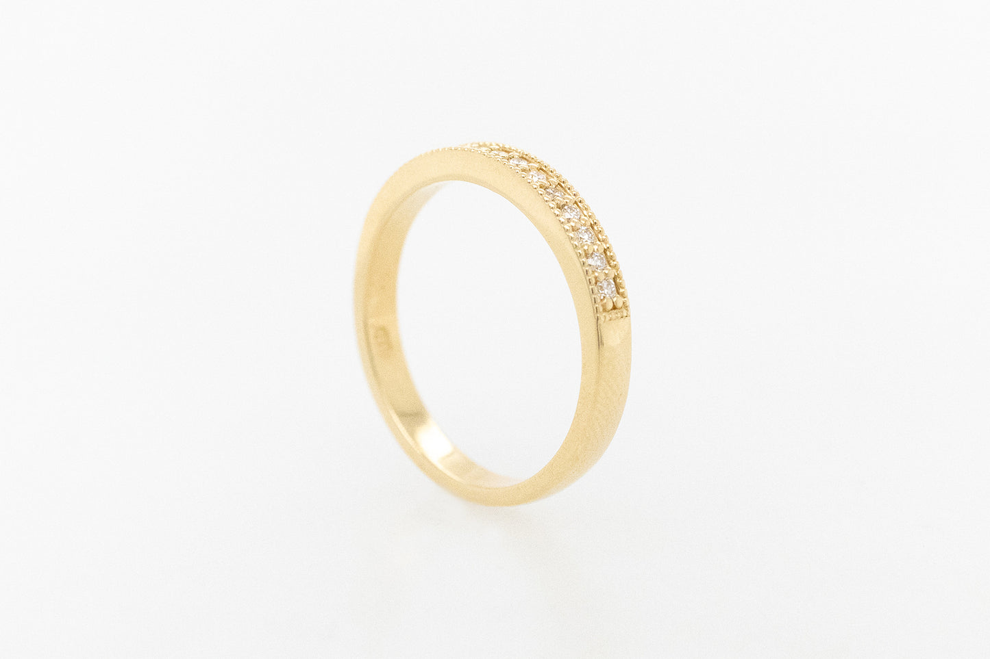 Fine Milgrain Wedding Band