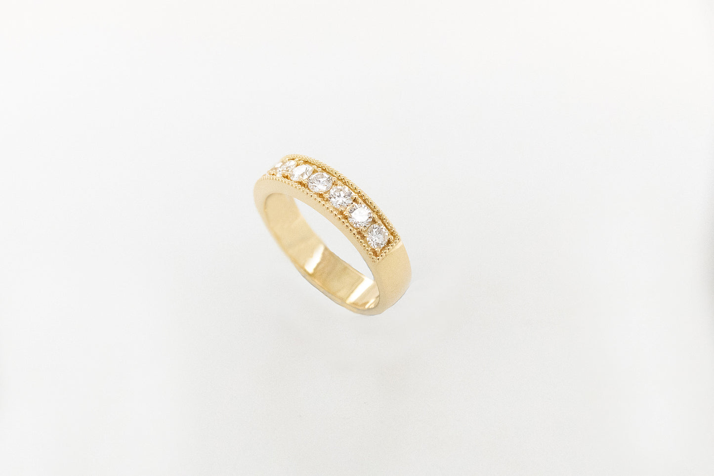 Wedding Ring Diamond Pave-Set