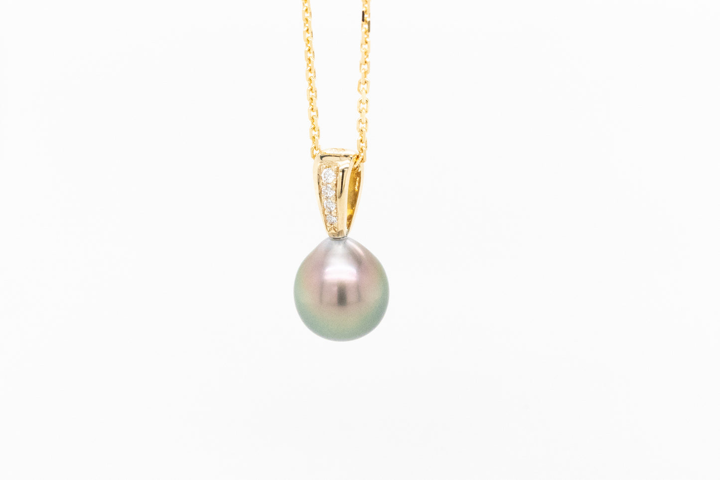 Diamond and Abrolhos Pearl Pendant