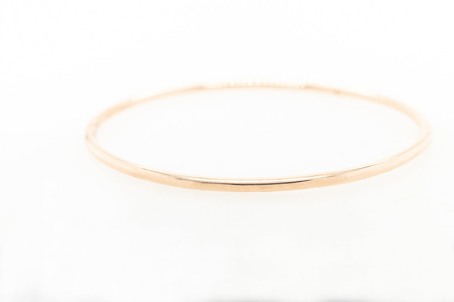 Solid Rose Gold Bangle
