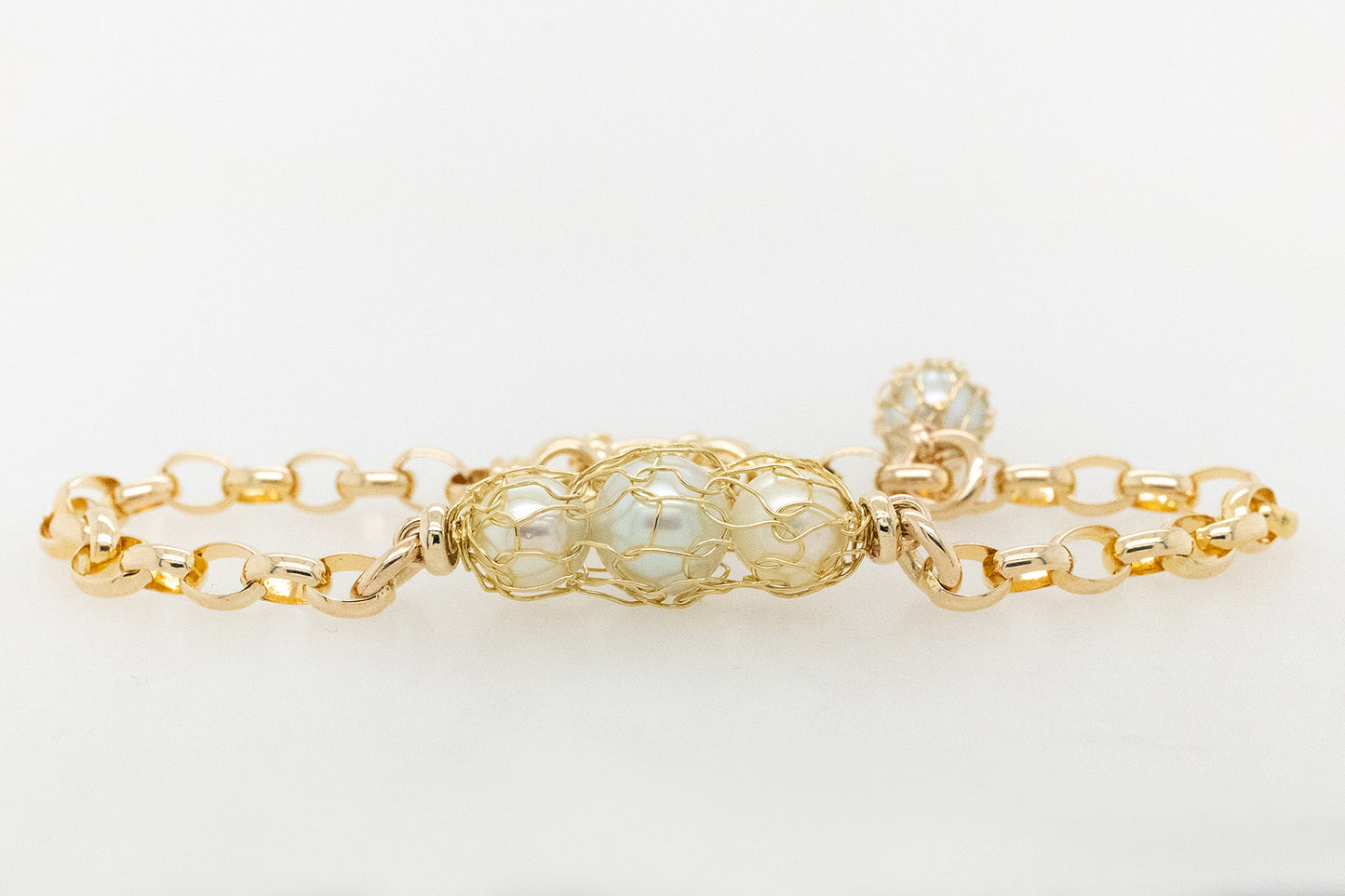 French Knitted Akoya Bracelet