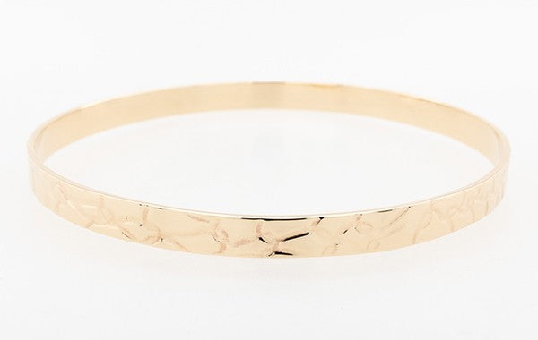 Bangle Embossed 13.58g 9Y